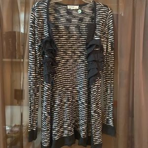 Black and white cardigan